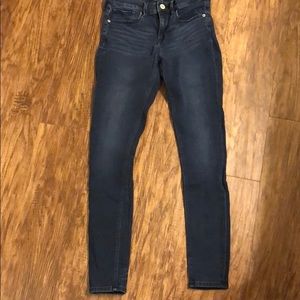 Dark wash Express jean leggings